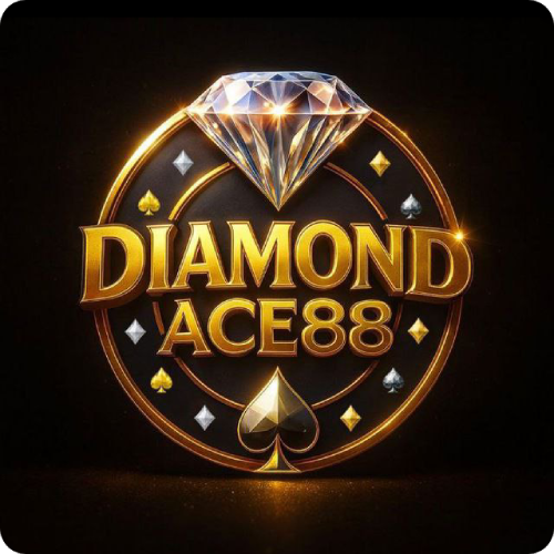 Diamond Ace 88 brand logo in white and gold, symbolizing premium GCash entertainment platform.